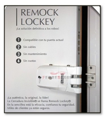 Cerradura seguridad invisible Remock Lockey