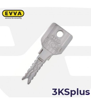 Cilindro Alta seguridad  3KSplus,doble embrague, 5 llaves, EVVA