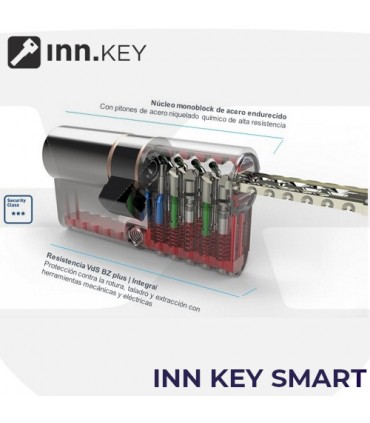 Cilindro alta seguridad Inn Key Smart,Vds Bz+, función DUPLO , Sistema Key Control,INN