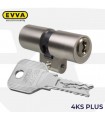 Cilindro Alta seguridad 4KSplus,5 llaves, Perfil Suizo, EVVA