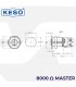 Cilindro Alta Seguridad Switch 8000 Ω2 Master, Cromo,KESO