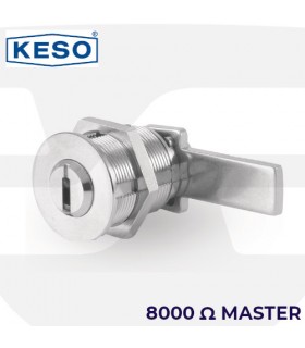 Cilindro Alta Seguridad de Buzon 8000 Ω2 Master, Cromo,KESO