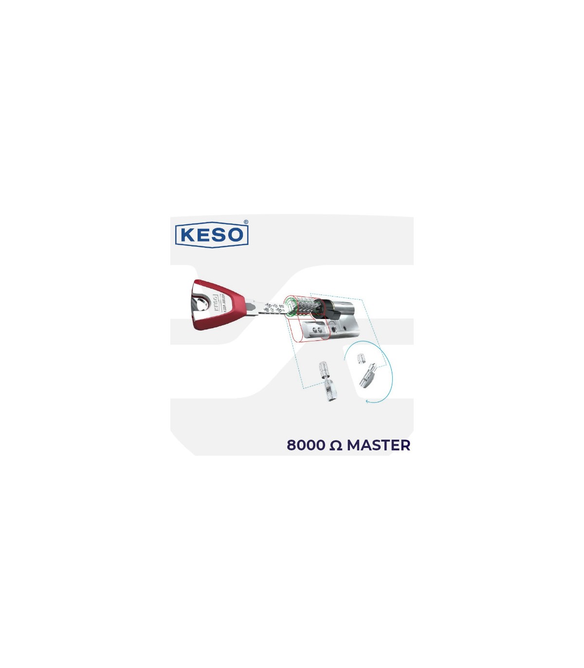 Cilindro Keso 8000Ω2 Master reforzado