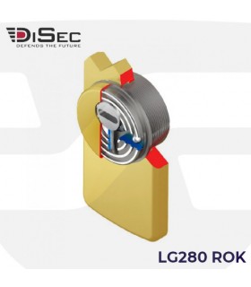 Escudo de alta seguridad c/placa, Serie LG280MR ROK Disec