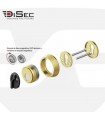 Escudo protector magnetico redondo, MRM29E y MRM39E, Disec