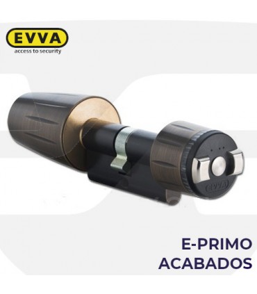 Acabados cilindros electrónicos  e-primo, EVVA