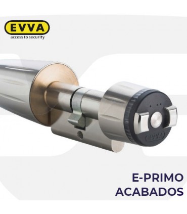 Acabados cilindros electrónicos  e-primo, EVVA