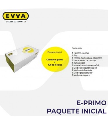 Paquete inicial e-primo Air, EVVA