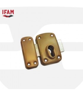 Cerrojo seguridad sobreponer adaptable a cilindro perfil europeo , IFAM