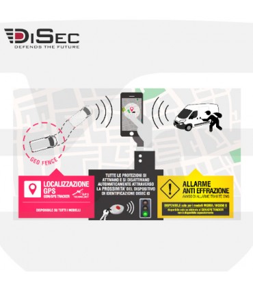 Localizador GSM para vehiculos, Disec