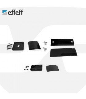 Kit instalación cristal de rosetas para bloqueo compacto con control de accesos, Serie K49, Eff Eff