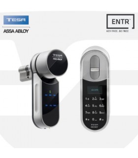 Kit Control de acceso autoprogramable ENTR con teclado biométrico,Tesa Assa Abloy