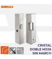 Abrepuerta eléctrico + cerradura Serie 83 cristal , DORCAS