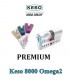 KIT alta seguridad sustitución cerradura gorjas 63 por cilindro europeo Keso Premium con escudo Rok, Mia, Atra,  Dierre