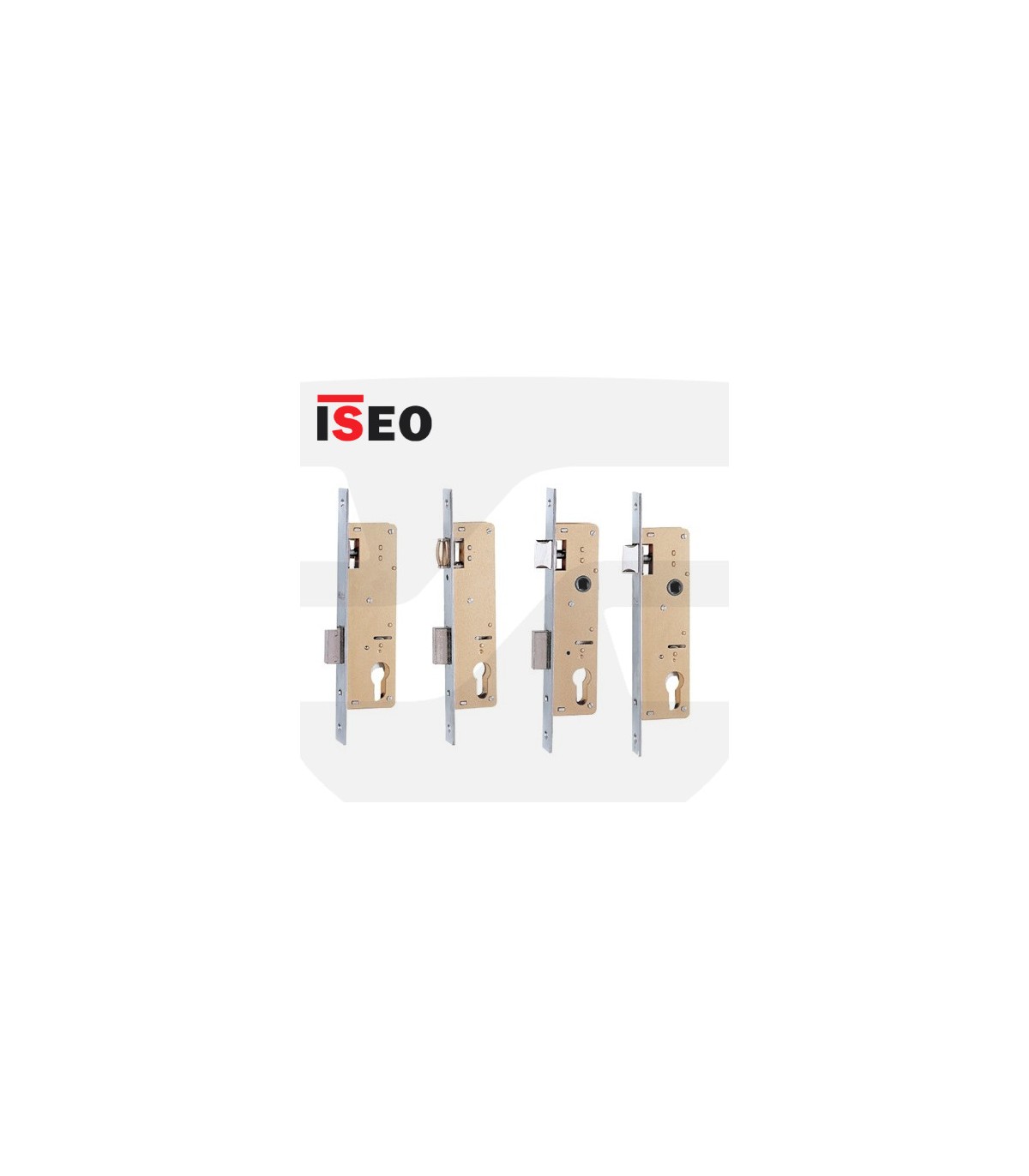 Cerradura ISEO Embutir 741 Resbalón y Palanca en Acero Cromado - Vidal Locks