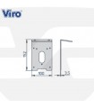 Accesorios instalación cerradura eléctrica, V06, VIRO