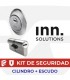 Kit alta seguridad Inn, Cilindro Key Smart, Vds Bz+ con escudo Basic+ Slippery, INN