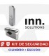 Kit alta seguridad Inn, Cilindro Key Smart, Vds Bz+ con escudo Basic+ Protector, INN