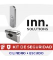 Kit alta seguridad Inn, Cilindro Key Smart, Vds Bz+ con escudo Basic+ Protector, INN