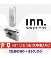 Kit alta seguridad Inn, Cilindro Key Smart, Vds Bz+ con escudo Smart Protector BQ, INN