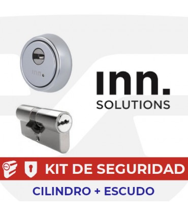 Kit alta seguridad Inn, Cilindro Key Smart, Vds Bz+ con escudo Smart Eco BQ, INN