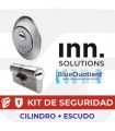 Kit alta seguridad Inn, Cilindro Key Smart, Vds Bz+ con escudo Smart Slippery BQ, INN