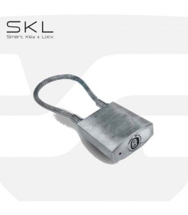 Candado electrónico cable de acero PL45X. Sistema IS,sin bateria SKL