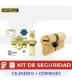 Conjunto cerrojo Seguridad 31S + Cilindro Seguridad,  INTER