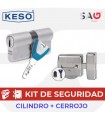 Kit KESO 8000 Ω2 Premium + Cerrojo SAG EP50 + Escudo ROK BD280MR