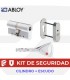 Kit Cilindro Alta seguridad Protec 2 con Escudo estrecho, Abloy