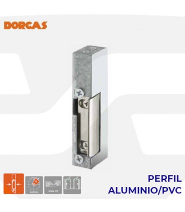 Abrepuertas Eléctrico  para perfiles aluminio/PVC. DORCAS Serie 42