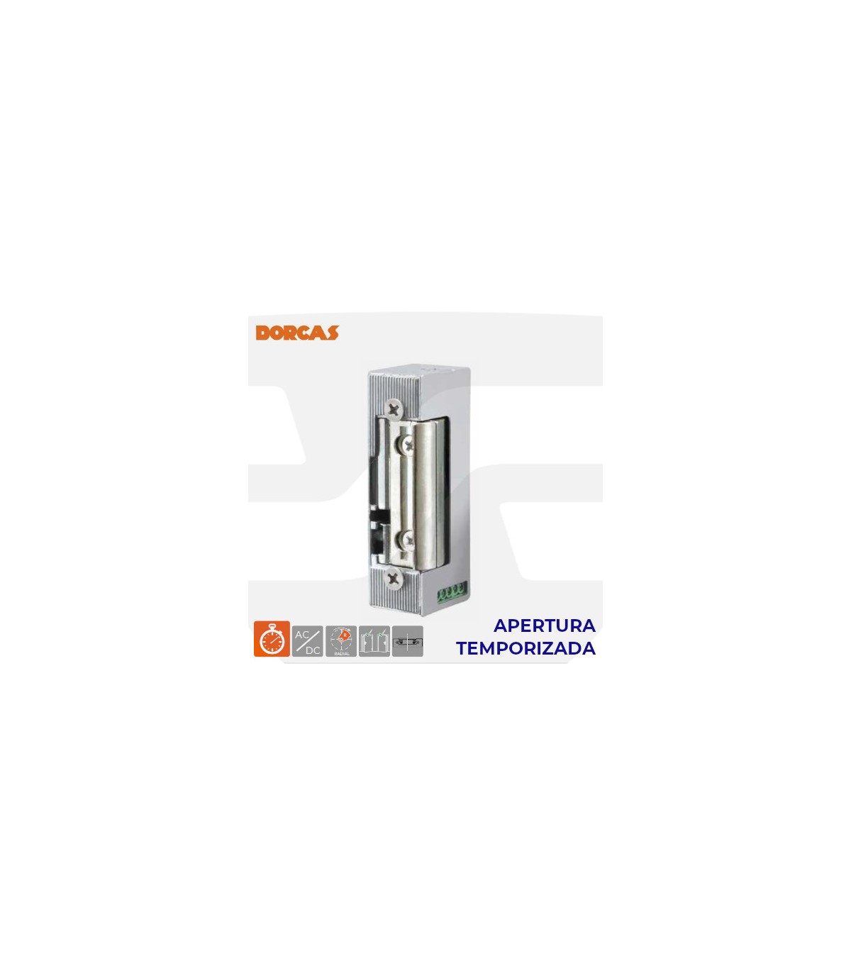 Comprar Abrepuertas eléctrico corriente continua SERIE45ND-4 gris. DORCAS  Online - Bricovel