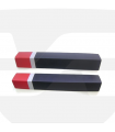 Protector de columnas esquinera ángulo recto tricolor de 750x190x20mm . 1 Uds, serie PC015, toptop