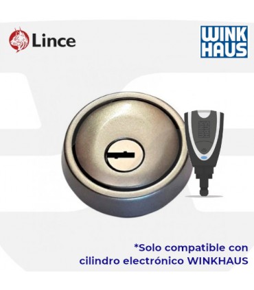Escudo protector cilindro antivandálico, serie Hoplon LINCE para Cilindro WINKHAUS
