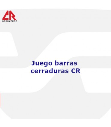 JUEGO BARRAS CERRADURAS ACORAZADAS , CR