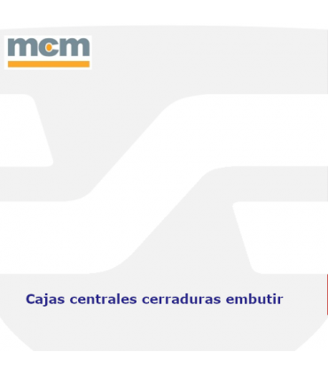 CAJA CENTRAL CERRADURAS ALTA SEGURIDAD EMBUTIR 3,5 PUNTOS,  MCM