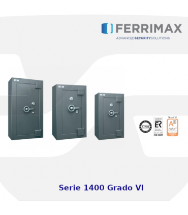 Caja fuerte Serie 1400, grado VI, Ferrimax