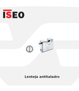 Lenteja antitaladro para candado rectangular Boxer, ISEO