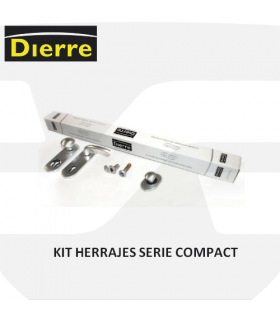 Kit herrajes de las puertas Dierre, serie Compact.