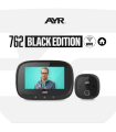 Mirilla Digital AYR 762 Black Edition - WiFi con Sensor y Timbre