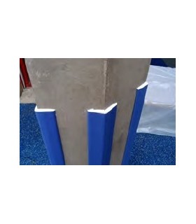 Esquinera de protección de PVC 40x40, TT106