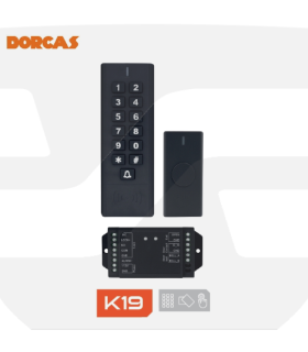 Control de acceso de proximidad con teclado K19, DORCAS