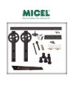 Kit puertas corredera rusticas , Micel