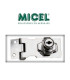 Cerradura sobreponer  muebles con hebilla, Micela
