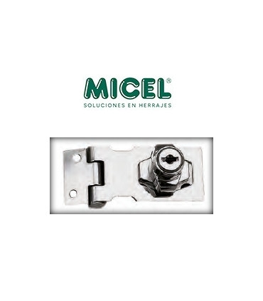 Cerradura sobreponer  muebles con hebilla, Micela