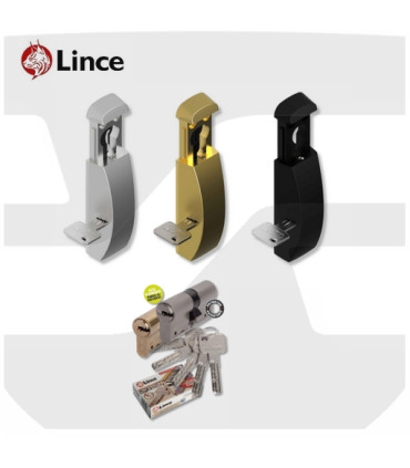 Escudo protector antivandalico PR000 con cilindro C6, LINCE