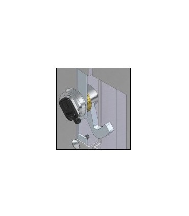 Cerradura bloqueo magnética puertas enrollables de persiana, MG710 Disec