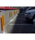 Tope de aparcamiento de pared de PVC de 400x70x60, TT-015, TopTop