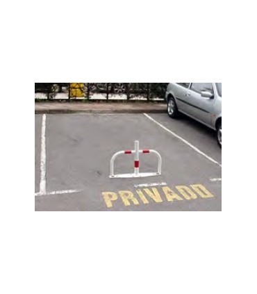 Barrera de parking robusta AL roja/blanca, TT-020, TopTop