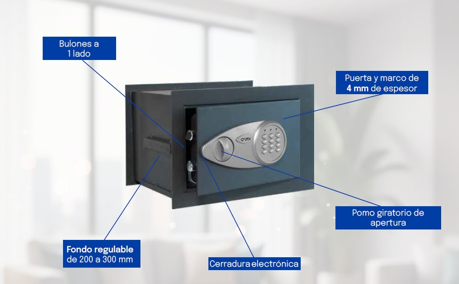 CAJA FUERTE ALPHA EMPOTRAR